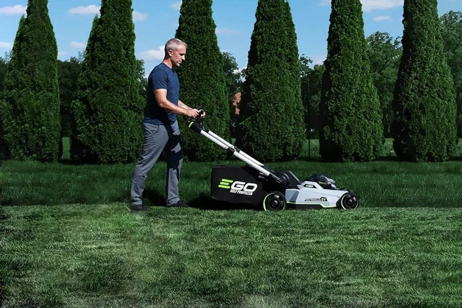 self propelled lawn mower electric