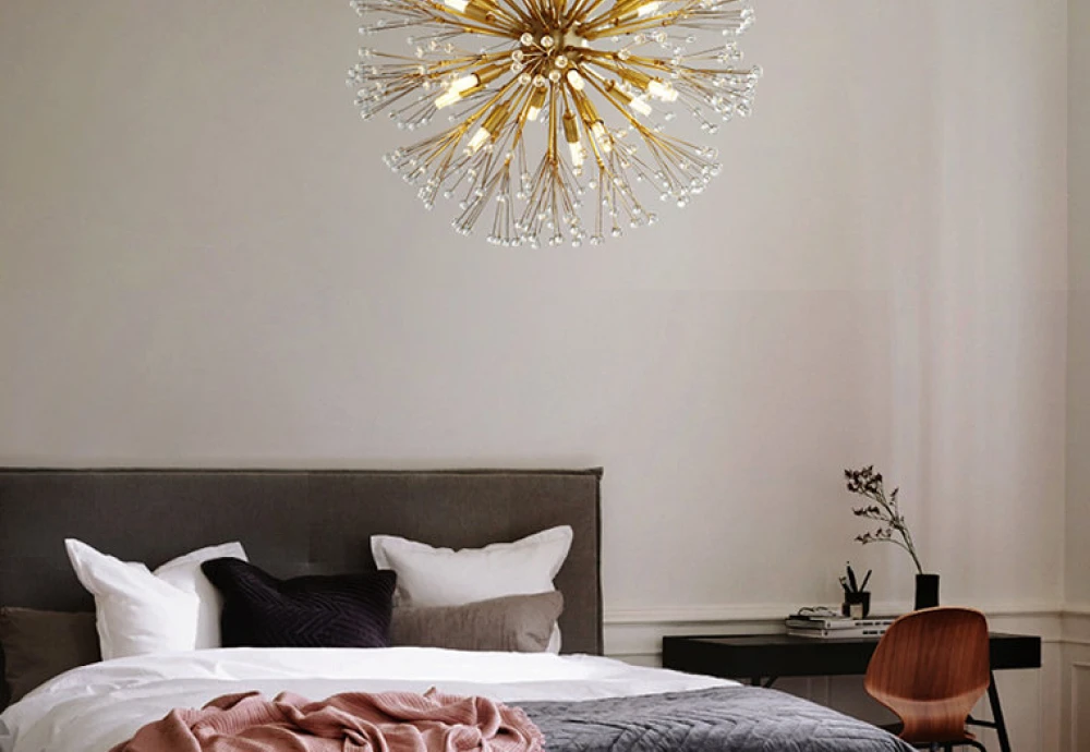 glass globe round chandelier