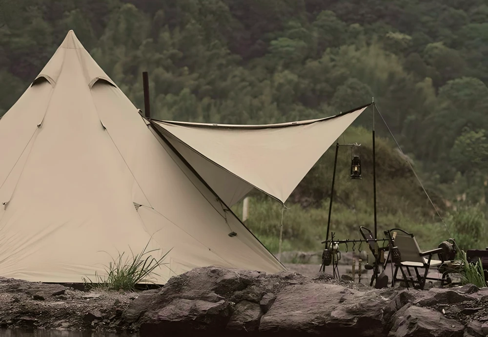 white teepee tent